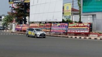 Apresiasi Kinerja Polisi, Bundaran Gajah Dibanjiri Karangan Bunga